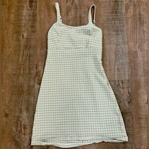 Hollister Green Plaid Mini Dress